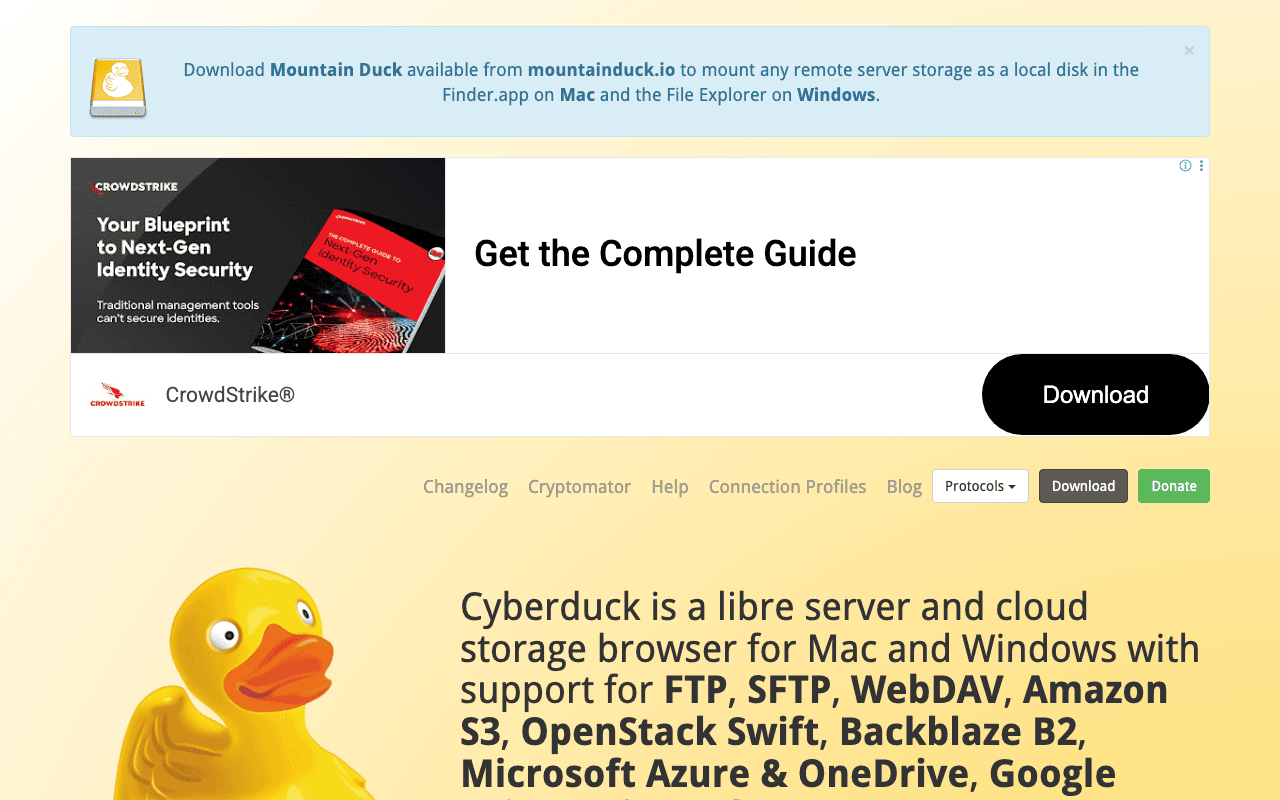 Cyberduck screenshot