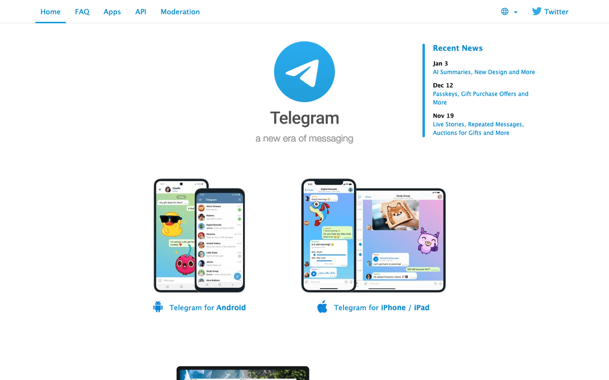 Telegram screenshot