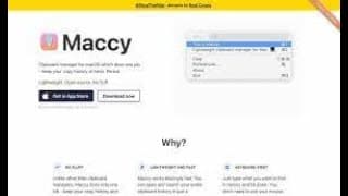Maccy - Install + tutorial on Mac - Free clipboard history manager for Macbook for easy Copy & Paste