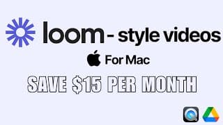 How to make Loom style videos on Mac for free