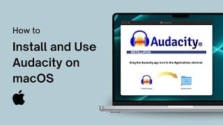 How to Install and Use Audacity on macOS