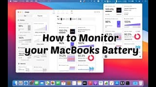How to Monitor MacBook battery performance
