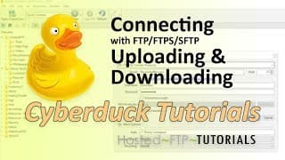 How to Use Cyberduck Tutorial - Connecting with FTP, FTPS, SFTP, uploading and downloading