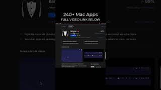 Bartender Mac App #shorts