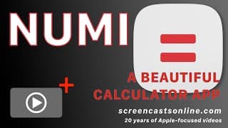 NUMI - A BEAUTIFUL calculator app for Your Mac