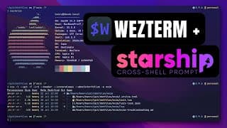Make Your Mac Terminal Awesome: Easy WezTerm & Starship Setup
