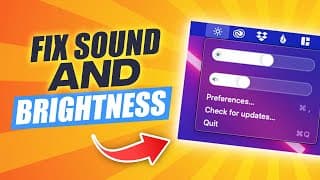 How to fix Sound and Brightness on an external display - Mac DisplayPort - Monitor Control App