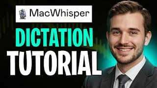 MacWhisper Dictation Tutorial (2026) | Never Manually Write an Email Again!