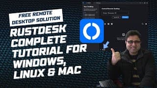 FREE Remote Desktop Solution: RustDesk Complete Tutorial for Windows, Linux & Mac (Self-Host Guide)