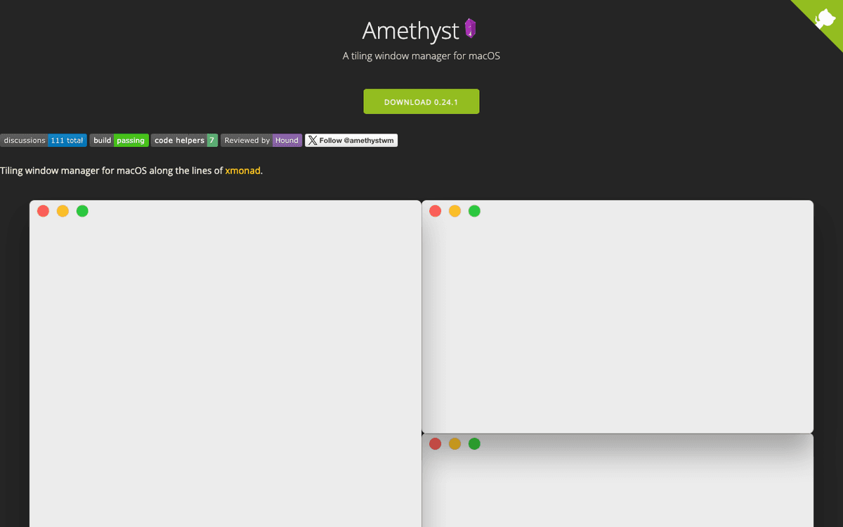 Amethyst screenshot