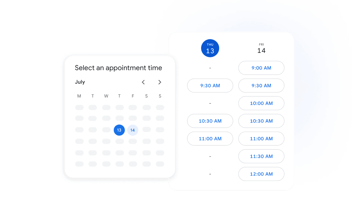 Google Calendar screenshot