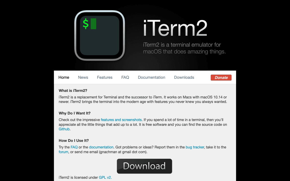 iTerm2 screenshot