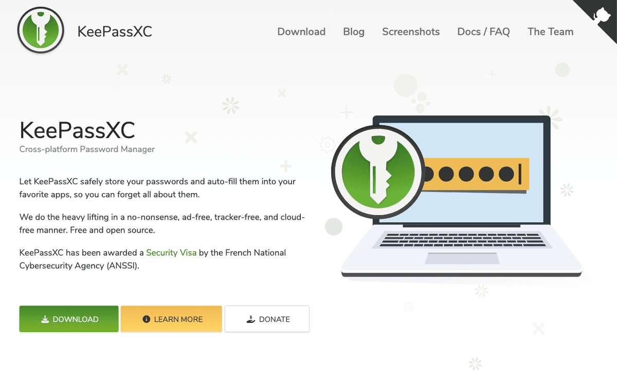 KeePassXC screenshot