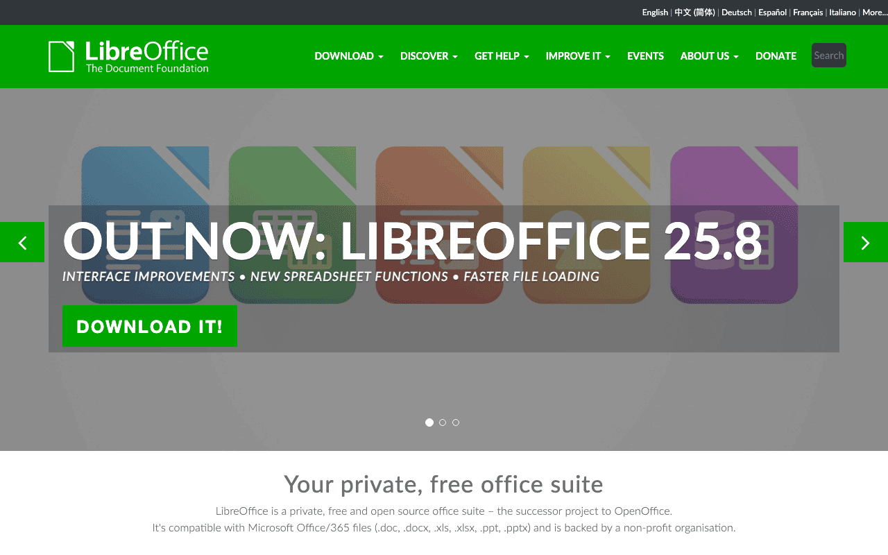 LibreOffice screenshot