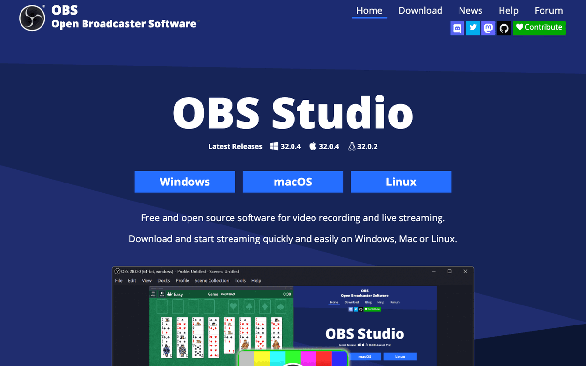 OBS Studio screenshot