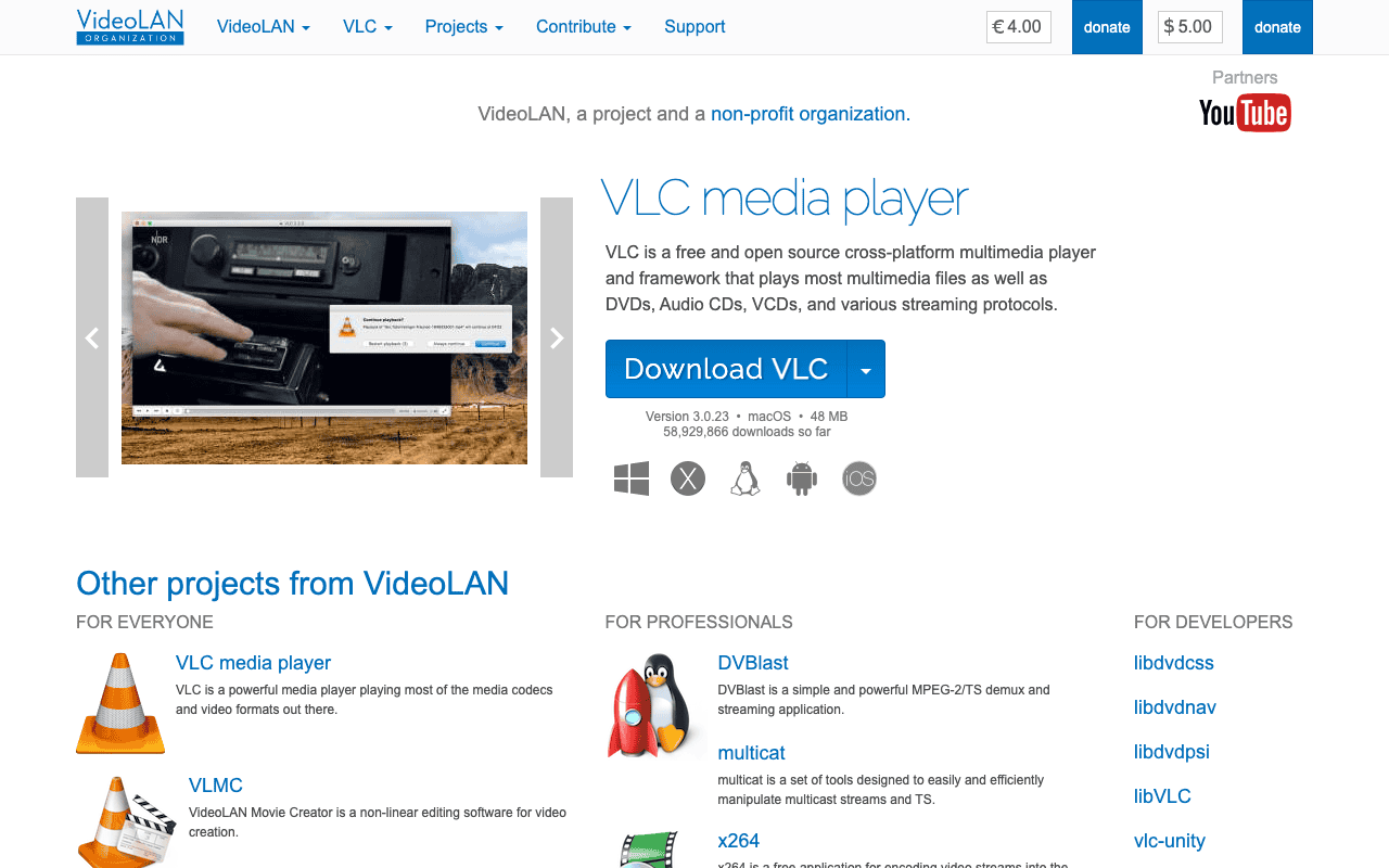 VLC screenshot